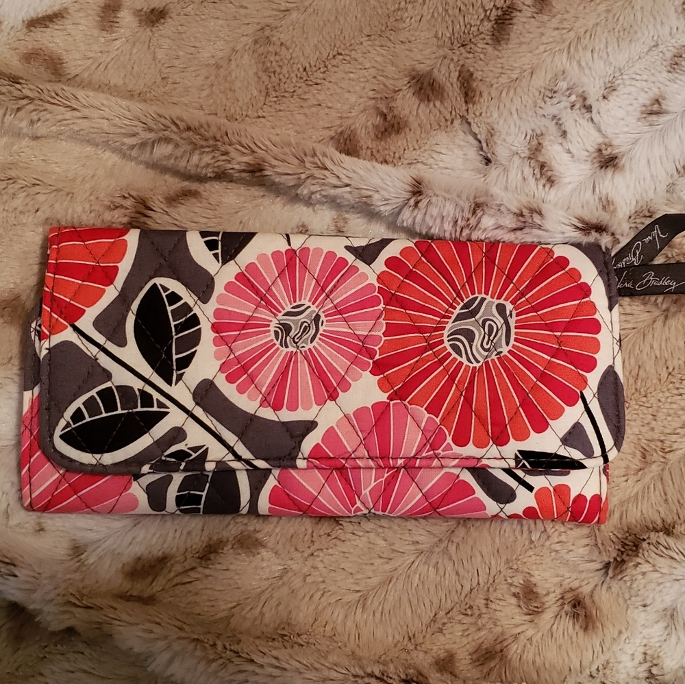 Vera Bradley Cheery Blossom Tri-Fold Wallet